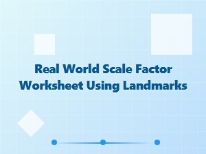 Calculating Scale Factors with Famous Landmarks