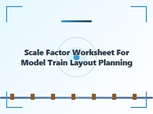 Planning Your Model Train Layout with Scale Factor Worksheets